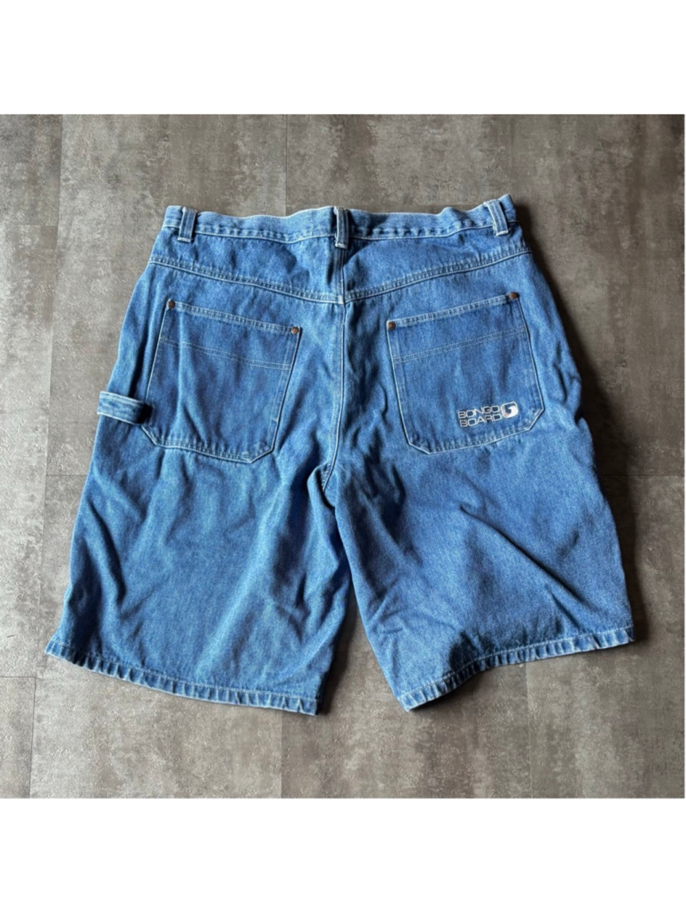 Y2K Bongo Board Jean Short Men’s 32 Baggy Long Surfer